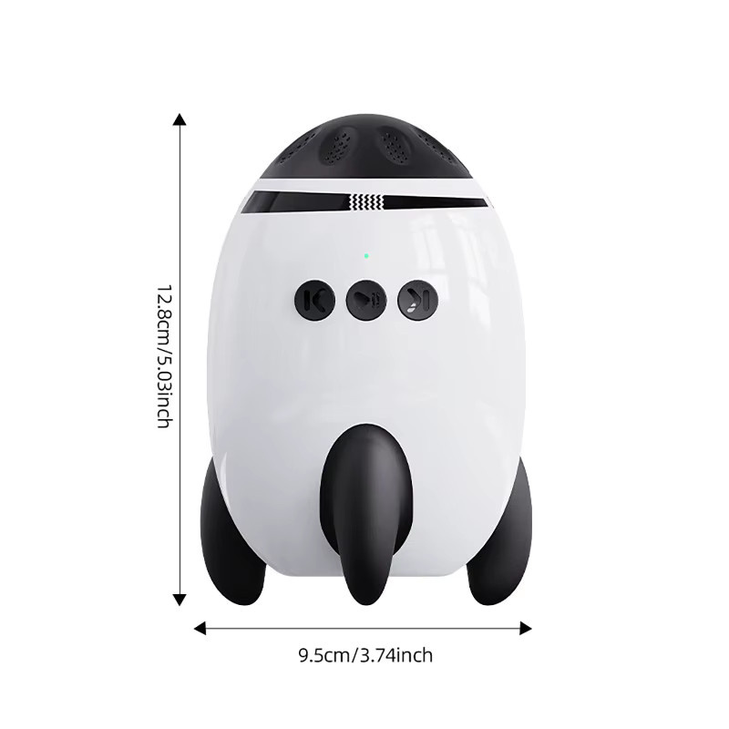 Luxuglow Tragbare Baby-Schlafhilfe in Weiß mit Bluetooth, White Noise und Vibrationsfunktion - Bild 5