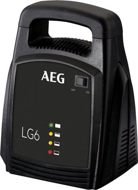 AEG Batterieladegerät LG6, schwarz, B/T/H: 22 x 12,9 x 25,8 cm - Bild 1