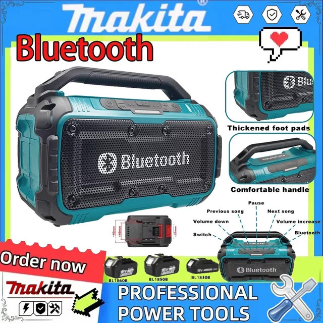 Makita Bluetooth Akku-Lautsprecher mit Surround-Subwoofer und Zweikanal-Technik (ohne Akku) - Bild 1