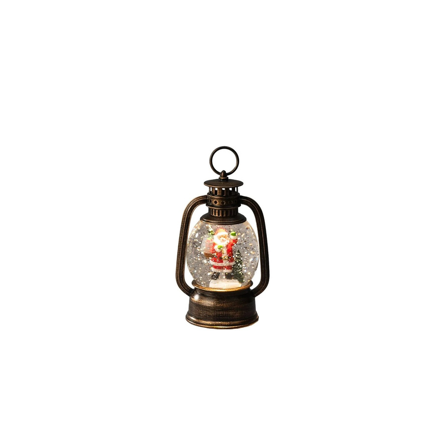 Konstsmide LED-Wasserlaterne Weihnachtsmann für Innen, Braun, Höhe: 16,6 cm, Breite: 10,5 cm - Bild 2
