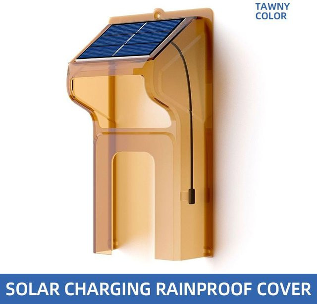HD Drahtlose Video-Türklingel von MYWAYLIFE SECURITY TECHNOLOGY mit Solarpanel, Regenschutz und Zwei-Wege-Audio in Braun - Bild 1