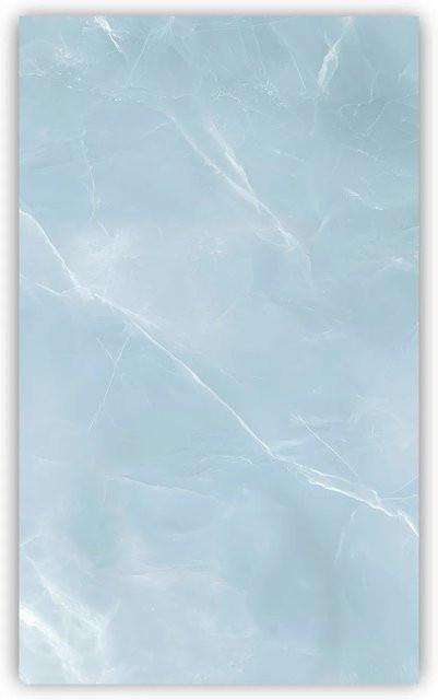 Walllux Duschrückwand Marmoris Aqua in Blau mit Steinoptik aus Alu-Verbund, B/H: 125 x 210 cm, Stärke: 3 mm - Bild 1
