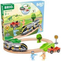 BRIO Bluey Holz-Zugset, buntes Spielfahrzeug-Set - Bild 1