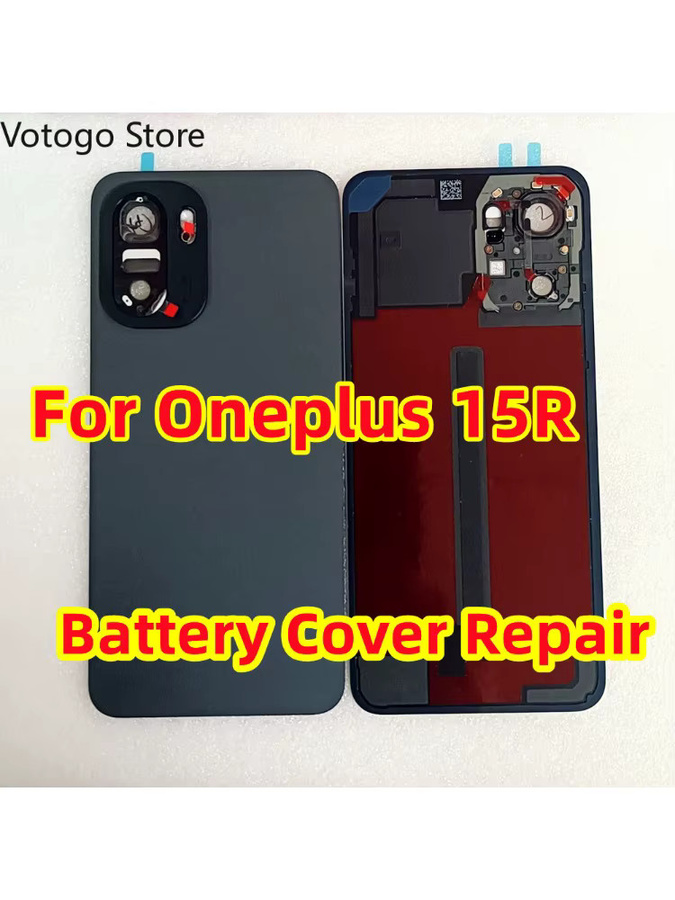 OnePlus 15R CPH2769 Rückabdeckung in Schwarz inklusive Kameraobjektiv-Ersatzteile - Bild 3
