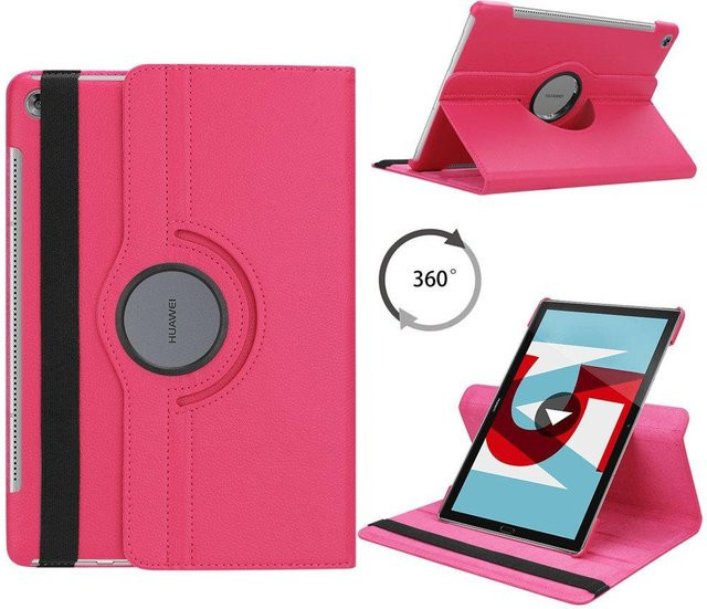 Huawei MediaPad M5 10.8 Tablet Case mit 360 Grad drehbarem Ständer aus PU-Leder in verschiedenen Farben - Bild 1