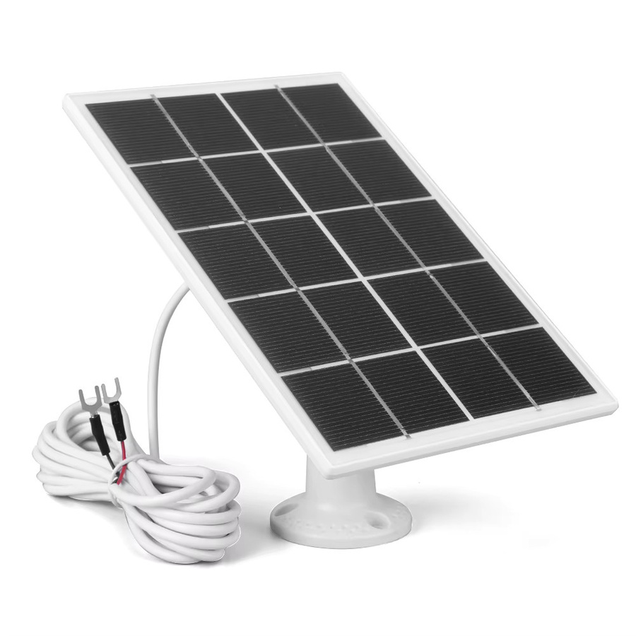 Ring Solarpanel 4W für Ring Video Doorbell 4, 3, 3 Plus und 2, IP65 wasserdichtes Solarladegerät mit 360 Grad verstellbarer Wandhalterung in Schwarz - Bild 4