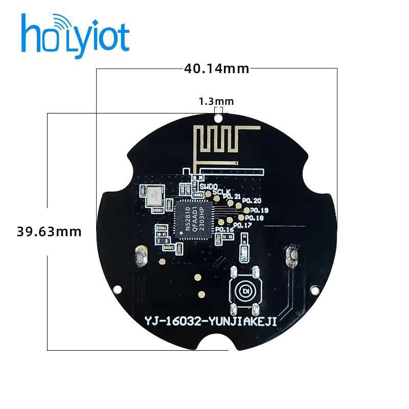 Holyiot Bluetooth nRF52810 BLE Beacon 5.0 Modul für Innenpositionierung, wasserdicht mit Gehäuse, Weiß - Bild 2