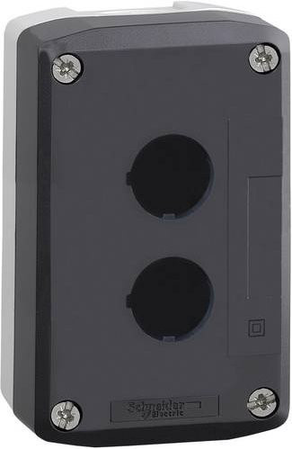 Schneider Electric XALD02CUST01 Leergehäuse aus Kunststoff in Schwarz - Bild 1
