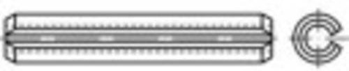 TOOLCRAFT Spannstifte aus Federstahl, Durchmesser: 30 mm, Länge: 50 mm, 10 Stück - Bild 1