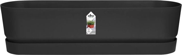 Elho Übertopf Greenville Living Schwarz Höhe: 69 cm, Breite: 18,5 cm - Bild 1