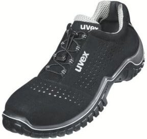 Uvex Halbschuhe Motion Style S1 in Schwarz Silber Grösse 41 Weite 11 - Bild 1