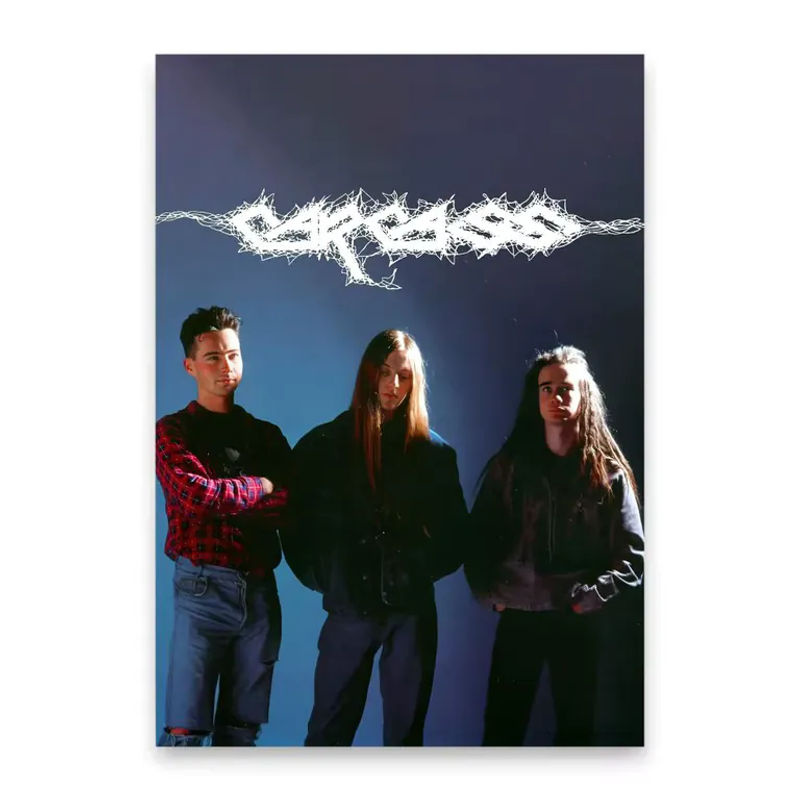 C-CARCASS Rock-Poster als klebrige Wandkunst für dein Zuhause, mehrfarbig und schwarz, rahmenlos - Bild 5