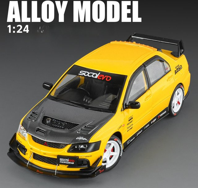 WELLY EV09 modifizierte Version Sportwagen Modell, 1:24, Metall, Rot - Bild 1