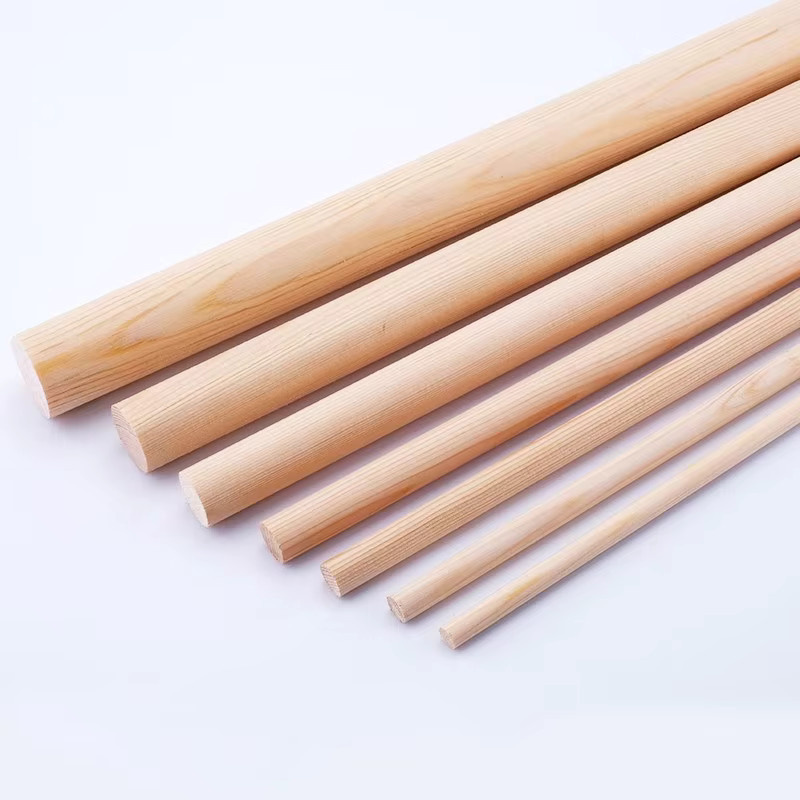 50 Stück hölzerne Bastelstäbe in Beige für Handwerk und DIY-Projekte - Bild 2