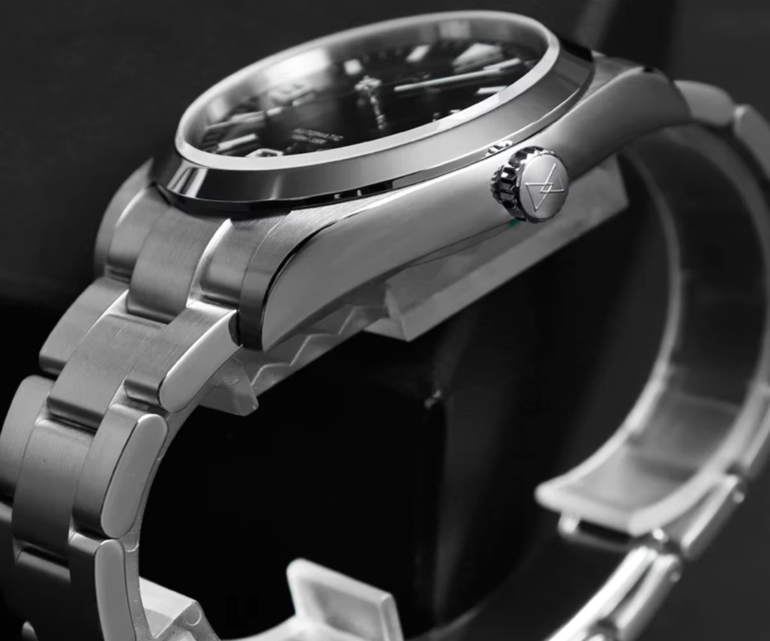 Cronos EX Armbanduhr, Automatik, Edelstahl, Schwarz, 36 mm, Herren - Bild 3