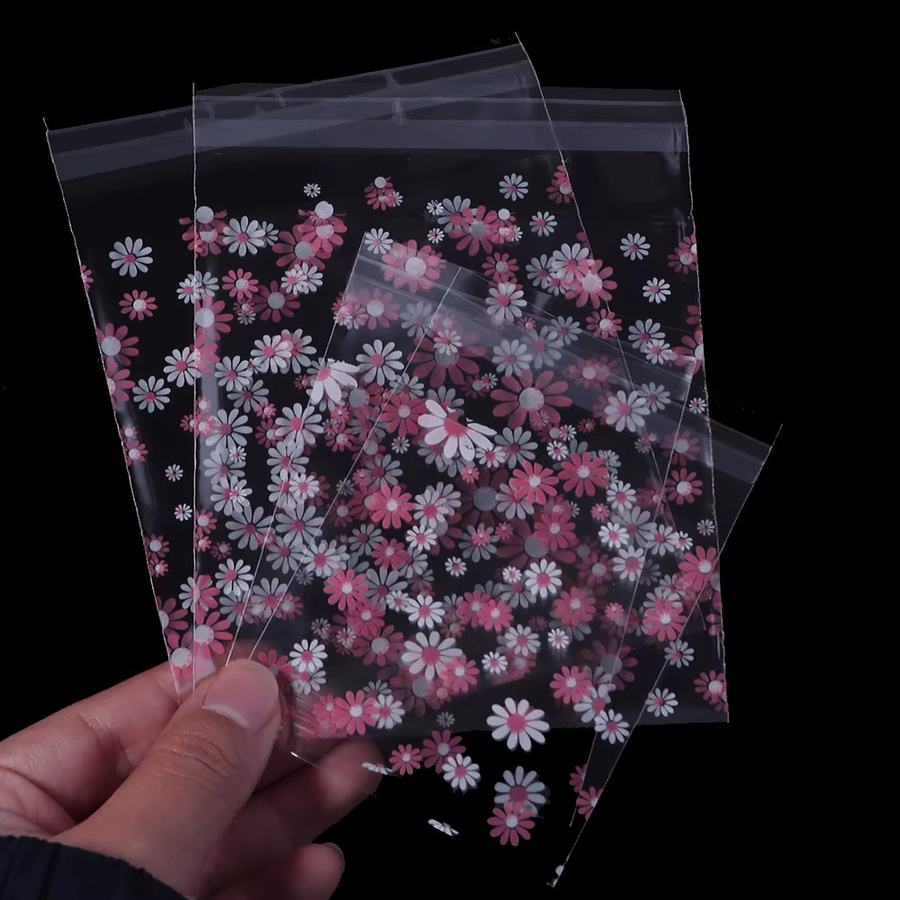 100 Stück Linsoir Beads transparente Kunststoff-Verpackungsbeutel für Schmuck und Geschenke - Bild 2