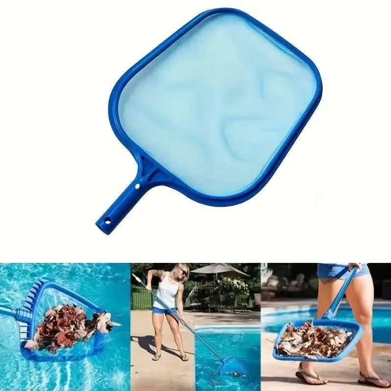 YTYIN Schwimmbad-Reinigungsnetz in Blau für flaches Wasser zur manuellen Laubentfernung - Bild 2