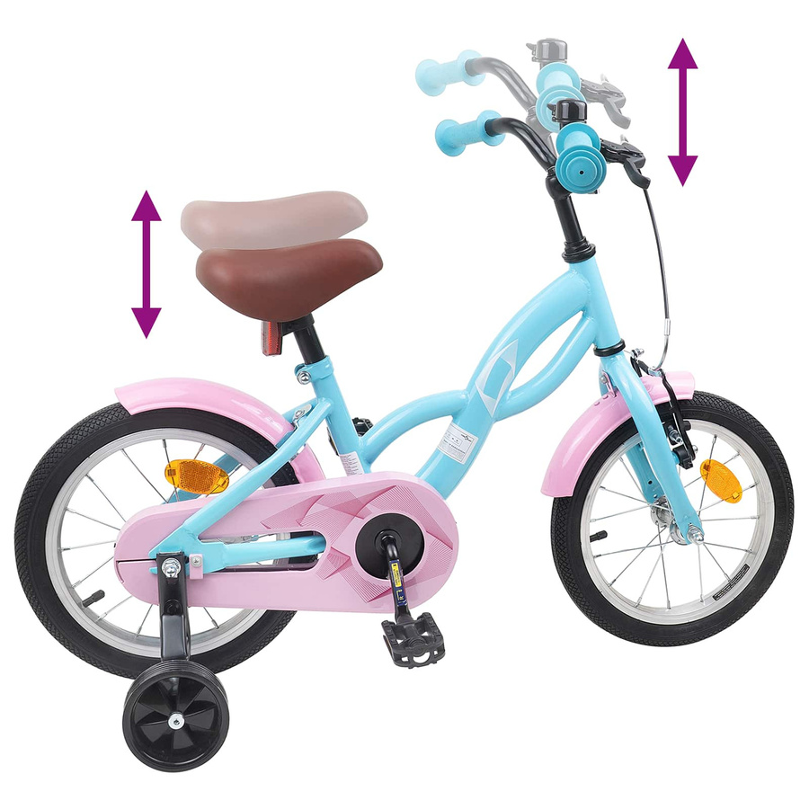 VD Home Furnishing Kinderfahrrad 16 Zoll Himmelblau - Bild 1