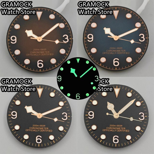 GRAMOCK Zifferblatt, Roségold, 29 mm, Unisex - Bild 1