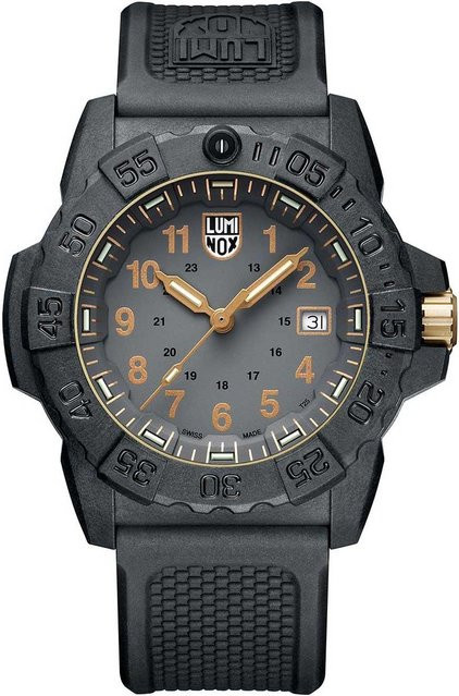Luminox Herrenuhr Navy Seal Diver, Quarz, Karbon, 45 mm, Kautschuk, 20 ATM - Bild 1