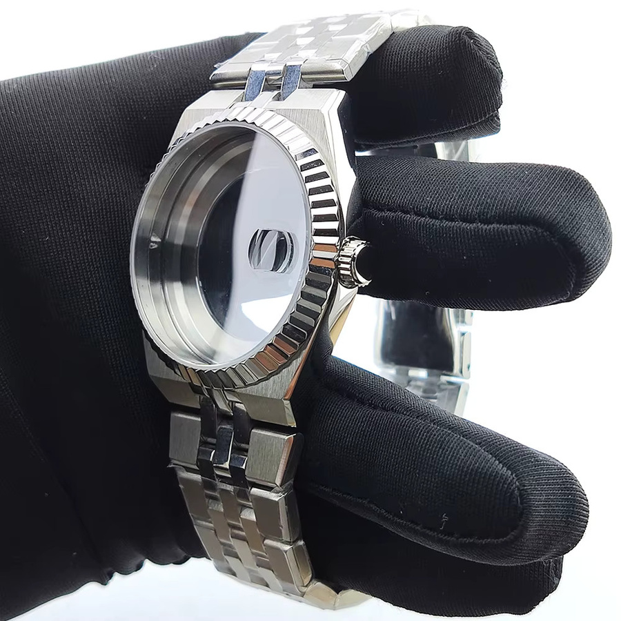 OUMASHI Uhrengehäuse Edelstahl, Saphirglas, 39,7 mm, Herren - Bild 3