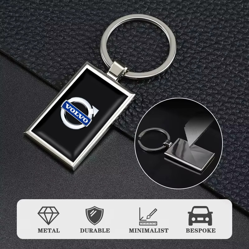 Volvo Schlüsselanhänger, Metall, 3D Auto-Logo - Bild 2