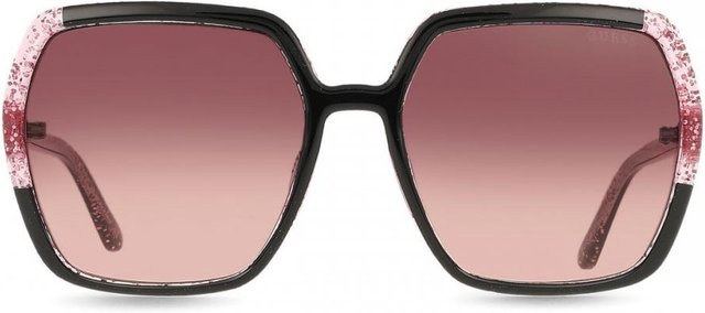 Guess GU7883 Sonnenbrille, Damen, Vollrand, Square, Pink Black, Grau - Bild 1