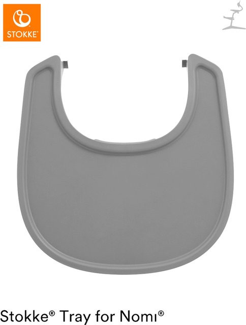 Stokke Nomi Tray Hochstuhltisch in Grau, BPA-frei und spülmaschinenfest - Bild 1
