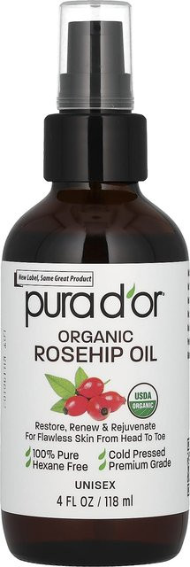 Pura D'or Bio-Hagebuttenkernöl, 118 ml, Unisex - Bild 1