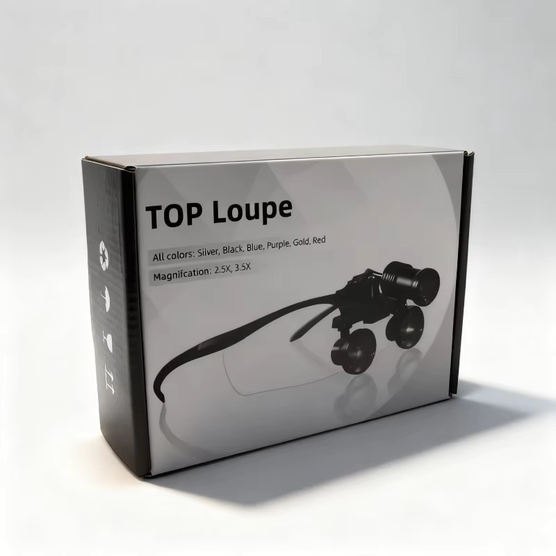 TOQ Zahnlupe, 2,5x/3,5x, mit 5-W-Scheinwerfer, Schwarz - Bild 3
