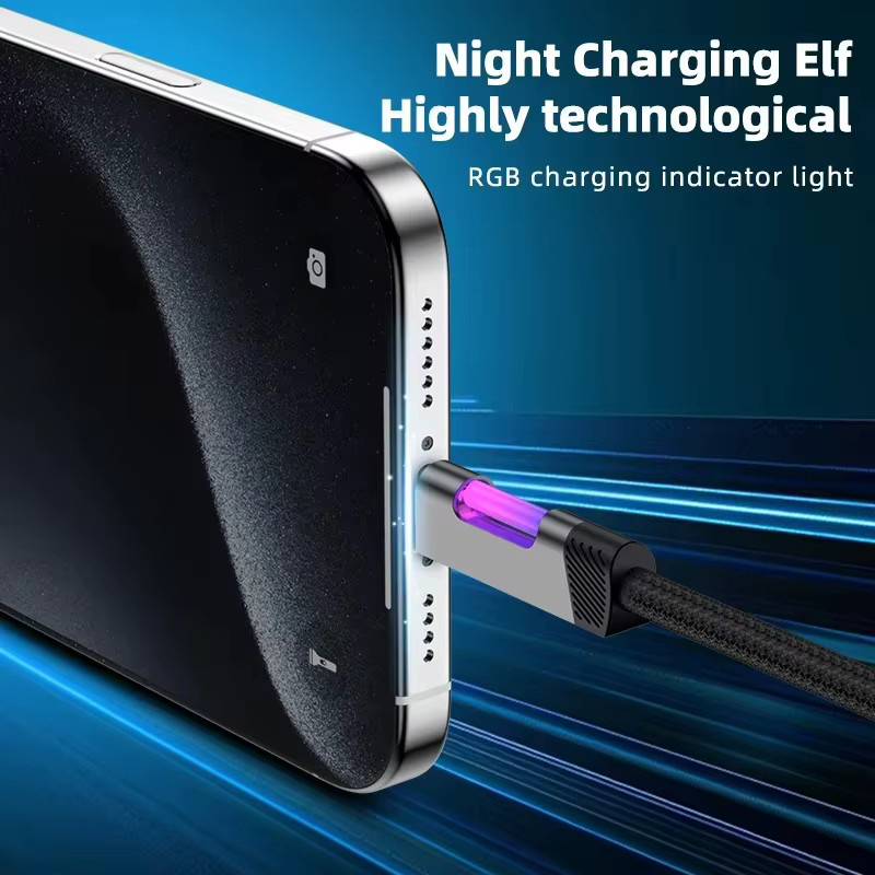 NNBILI USB Typ C zu USB C Datenkabel 100W 5A Schnellladekabel in Schwarz - Bild 3