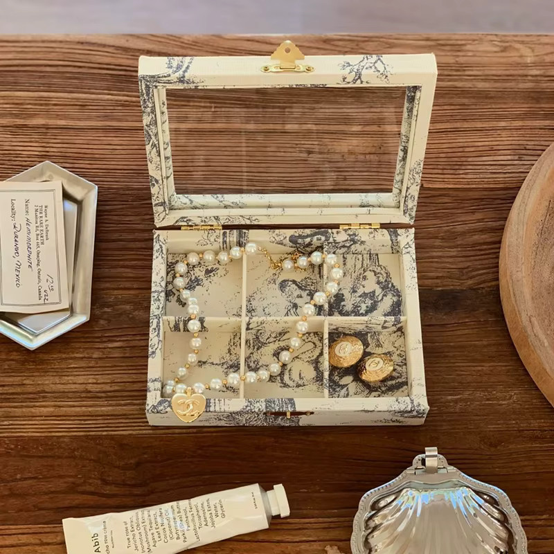 FLZX Retro Schmuckdisplay mit geometrischem Design für Ringe, Ohrringe, Halsketten und Armbänder als Organizer und Requisite - Bild 3