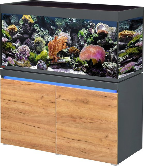 Eheim Aquarium-Kombination Incpiria Marine 430 in Graphit/Nature mit Weißglas - Bild 1