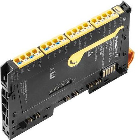 Weidmüller Sicherheitsmodul UR20-4DI-4DO-PN-FSCC 2742570000 Schwarz - Bild 1
