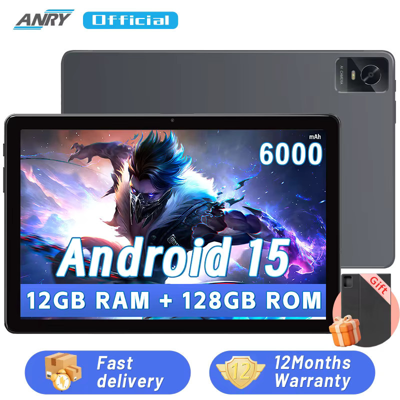 Paitanry Android 15 Tablet mit 10,1 Zoll Touchscreen, 12 GB RAM, 128 GB ROM, Octa-Core Prozessor, Widevine L1 und WLAN 6 - Bild 7