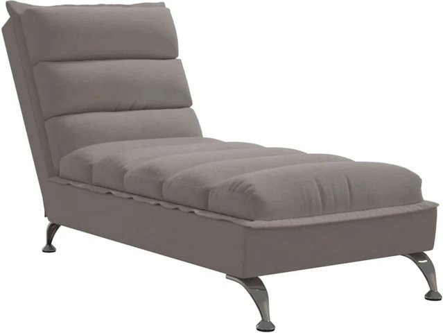 vidaXL Chaiselongue modern in Beige mit Kissen, L-Form links, B/T/H: 133,5 x 74,0 x 56,0 cm - Bild 1