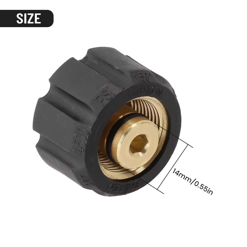 Karcher Düsenwerkzeug für HD HDS mit Schnellanschluss aus Messing und Kunststoff für 160 bar und 36 mm als Schaumlanzen-Adapter für Schaumreiniger - Bild 3