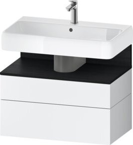 Duravit Waschtischunterschrank Qatego Wandhängend in Weiß Hochglanz B/T/H: 79 x 47 x 59 cm - Bild 1