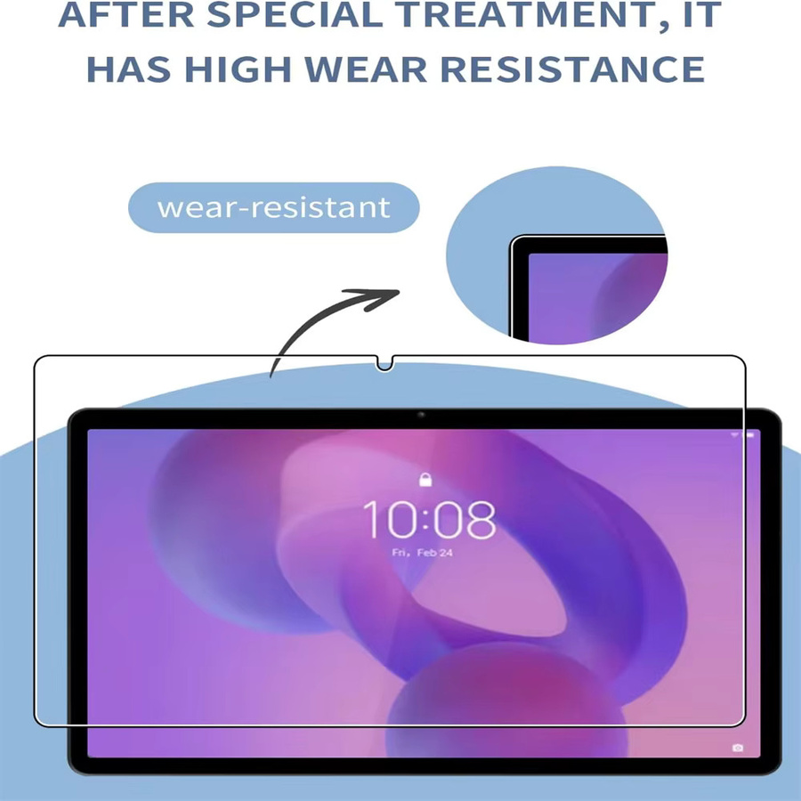 HD Gehärtete Glas Displayschutzfolie für Lenovo Xiaoxin Pad 12,1 Zoll 2025 TB365FC, Transparent - Bild 2