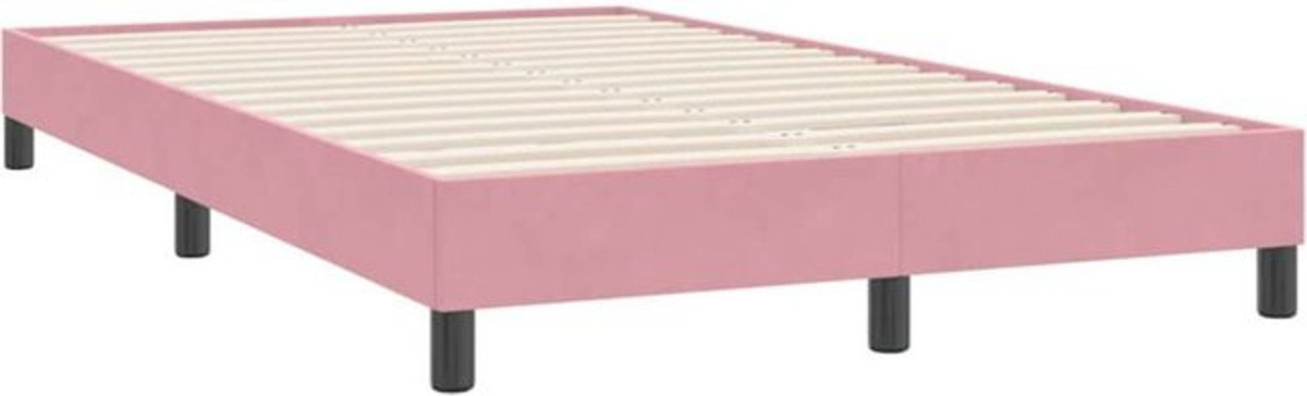 Polsterbett Vidaxl in Rosa mit Samtbezug, B/L: 120 x 220 cm - Bild 1