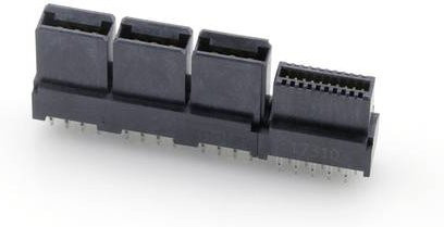 Molex Buchsengehäuse-Platine 461146201 in Schwarz und Gold - Bild 1