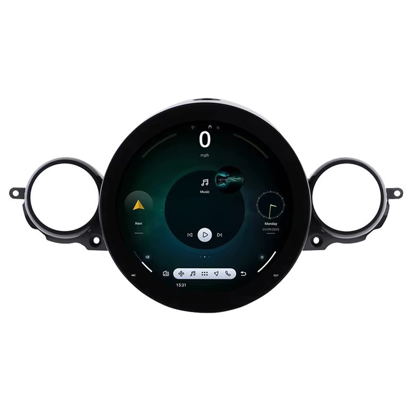 Sadocom Android 14 Autoradio-Player mit Carplay und DSP, 11,7 Zoll Multimedia-Navigationssystem für BMW Mini Cooper R55 R56 R57 R58 R60 (2007-2013), 8GB RAM, 128GB ROM, Schwarz - Bild 6