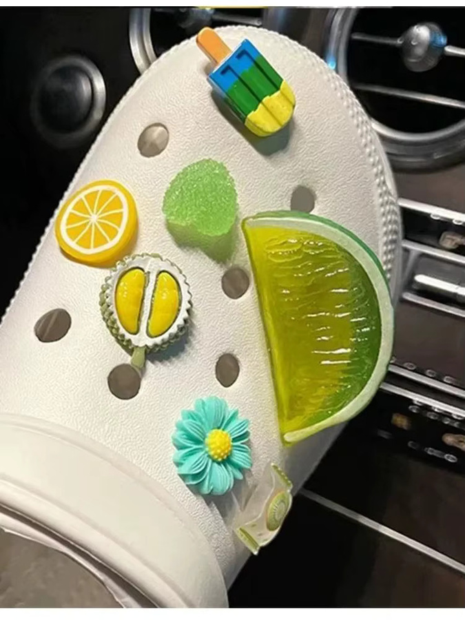 SMATLELF Schuh Charms, Zitrone, 1 Set - Bild 4