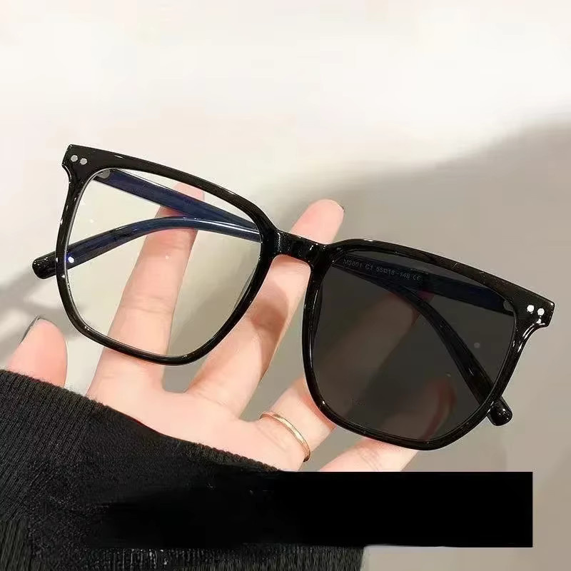 MDOD Korrektionsbrille, Vollrand, Square, Kunststoff, schwarz, grau - Bild 3