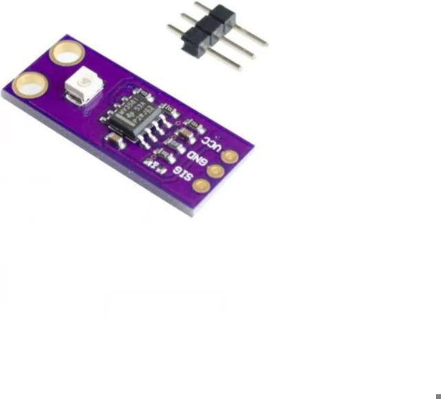 GUVA-S12SD UV-Detektionssensor Modul S12SD Lichtsensor DIY Kit Elektronisches PCB Board für Arduino, Violett - Bild 1