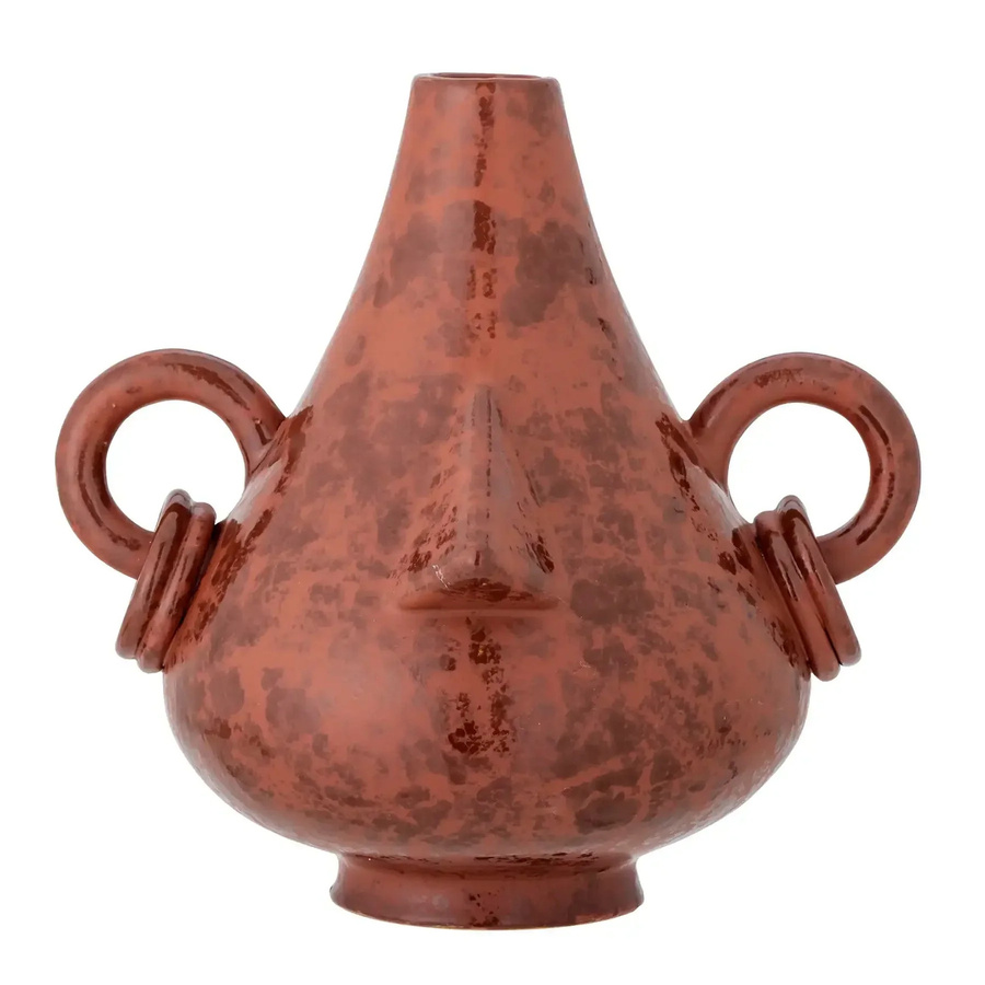 Bloomingville Vase Tarun aus Steingut in Braun, Höhe: 35,5 cm - Bild 1