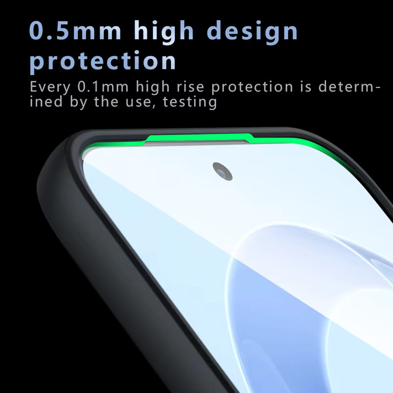 Stoßfeste Schutzhülle für Xiaomi Poco F8 und F7 Pro Ultra aus PC und TPU, mattiert und transluzent, Schwarz oder Transparent - Bild 5