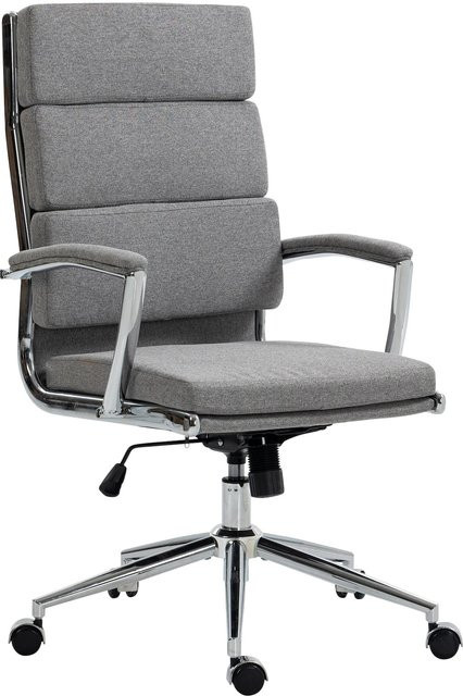 CLP Bürostuhl Cleveland Ergonomischer Schreibtischstuhl mit Armlehnen und Wippfunktion in Fabric - Bild 1