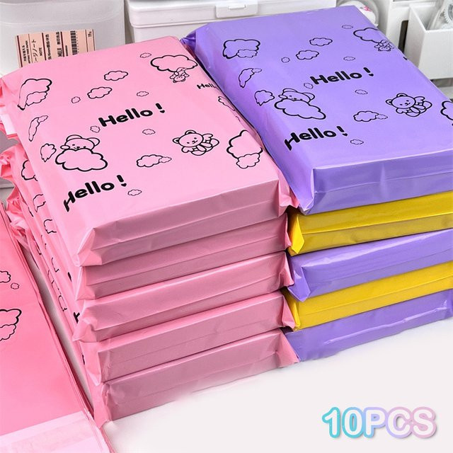 10 Stück Bär Versandtaschen wasserdichte Kurierbeutel mit selbstklebender Versiegelung - Bild 1