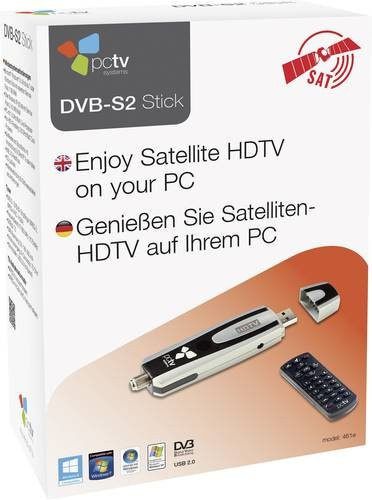 PCTV Systems PCTV DVB-S2 Stick 461E DVB-S TV-Stick mit Fernbedienung und Aufnahmefunktion in Schwarz - Bild 1